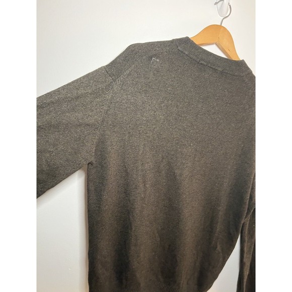 Perry Ellis Silk Wool Mock Neck Sweater Shirt Pullover Top Green Mens Large - Picture 13 of 13